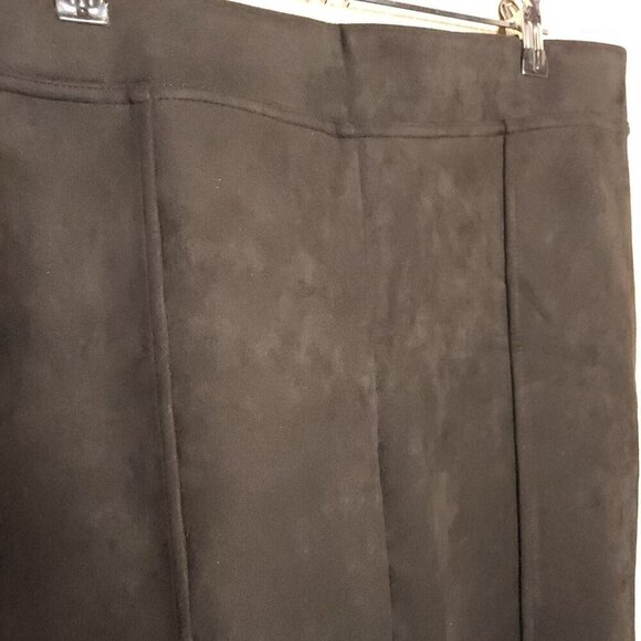 Andrew Marc Suede Feel Heavyweight Leggings Large - Picture 5 of 9